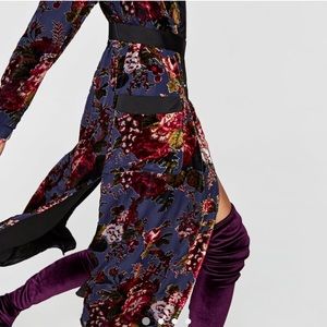 Zara Luxe Velvet Kimono Size S — Worn Once